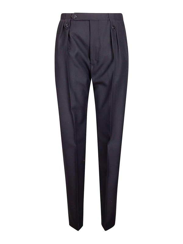 Maison Margiela: Pantalones casual - Pantalón Casual - Negro