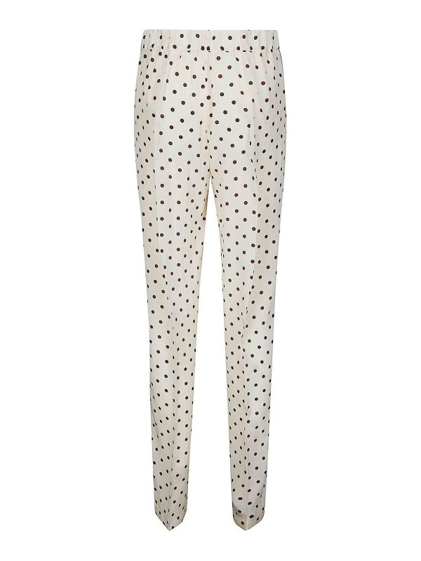 P.A.R.O.S.H.: Pantalones casual online - Pantalón Casual - Crema