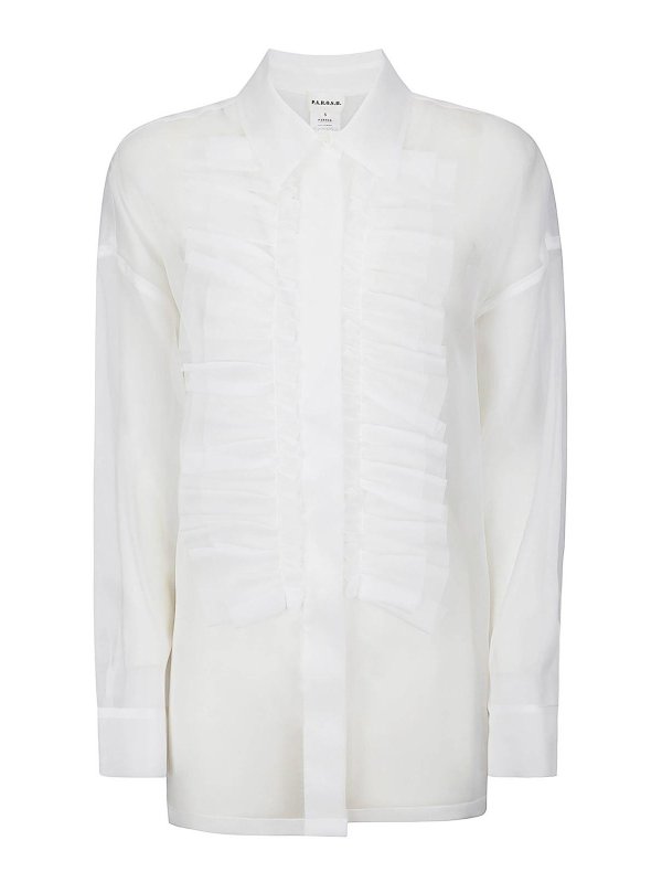 P.A.R.O.S.H.: Chemises - Chemise - Blanc
