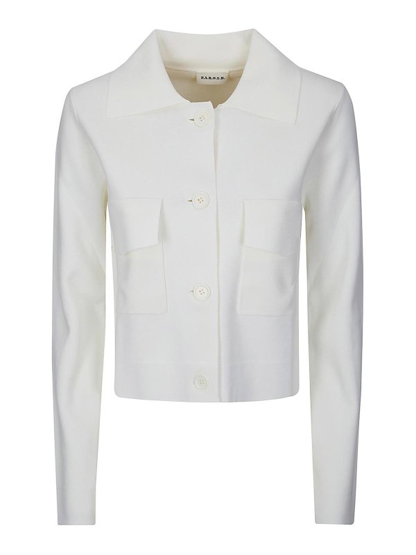 P.A.R.O.S.H.: カジュアルジャケット - カジュアルジャケット - クリーム