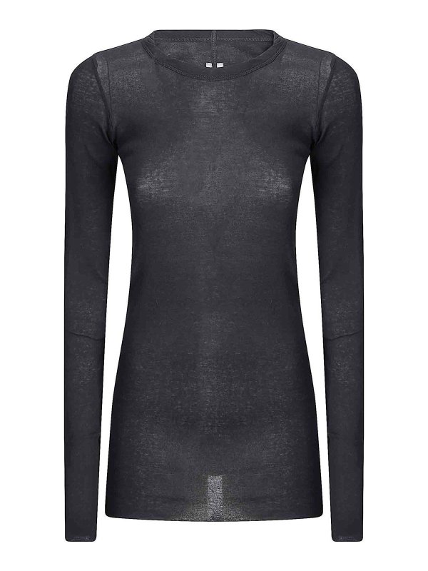 RICK OWENS: Camisetas - Camiseta - Negro