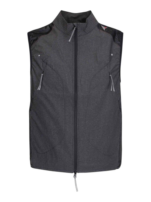 ROA: vests - Numb Pinstriped Commuting Vest