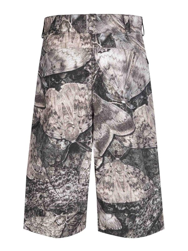 ROA: casual trousers online - Siera Moth Print 3/4 Pant
