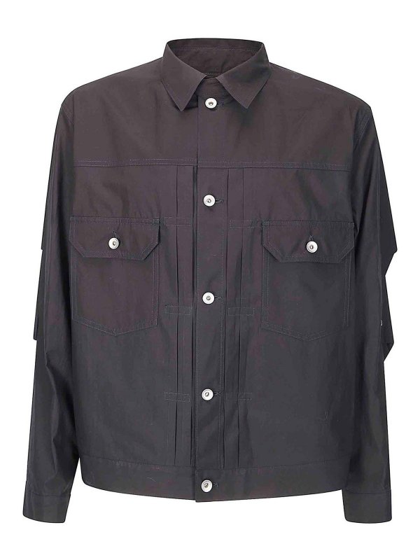 Sacai: Chaquetas casual - Chaqueta Casual - Negro