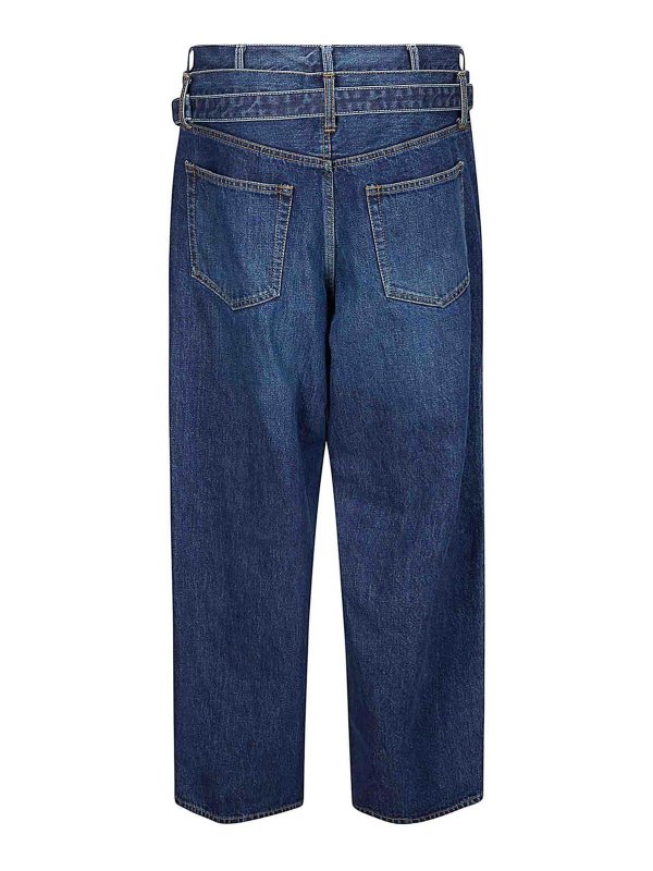 Sacai: pantaloni casual online - Pantaloni di jeans