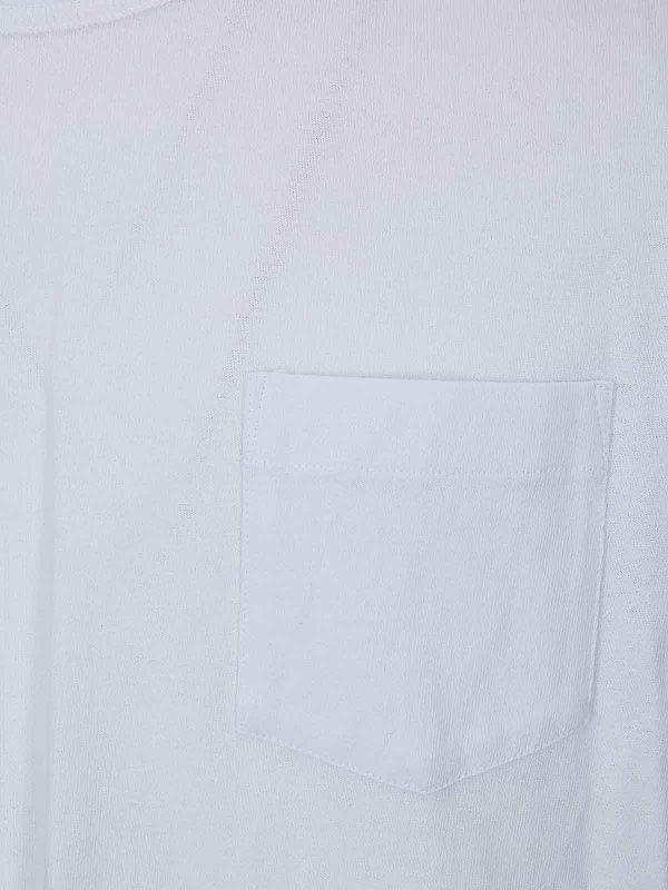 The Best Shops Sacai: t-shirts - Light Weight Denim X Cotton Jersey T-Shirt