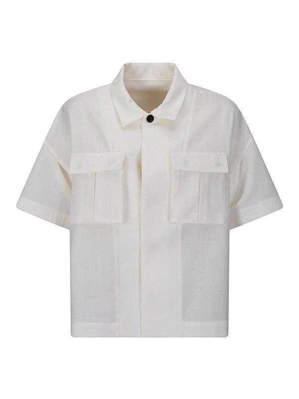 Sacai: シャツ - シャツ - クリーム