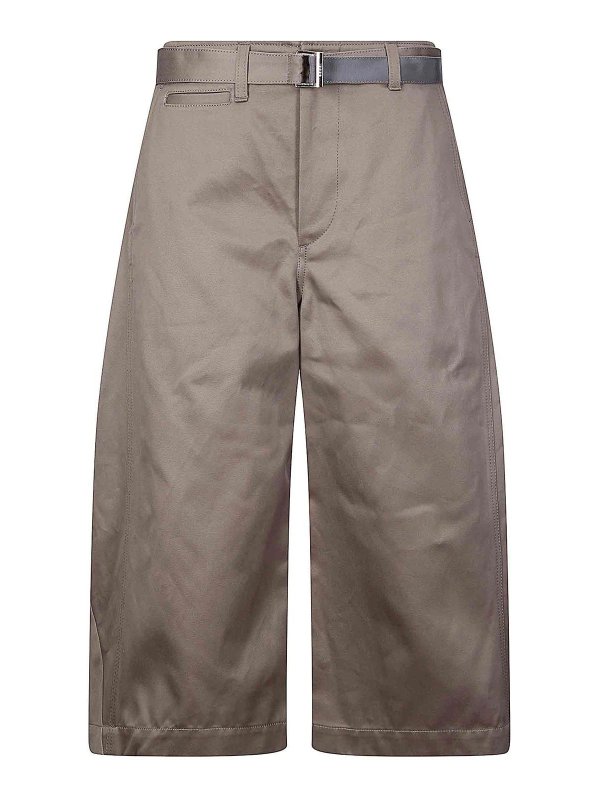 Sacai: Casual Hosen - Casual Hose - Grau