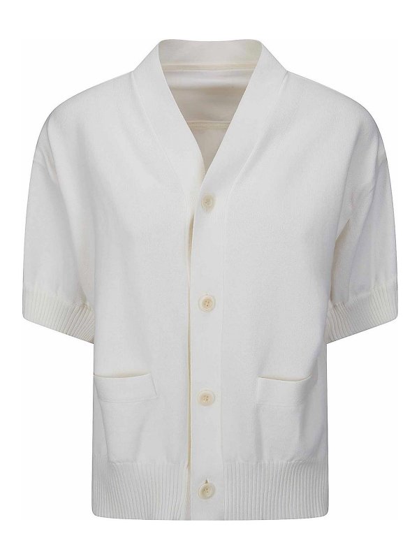 Sacai: カーディガン - カーディガン - クリーム