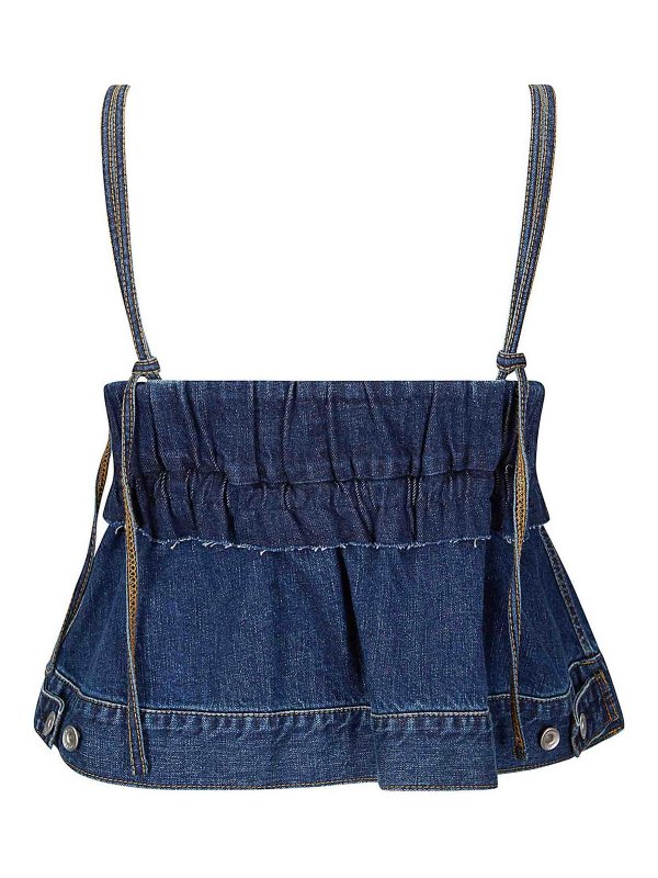 Sacai: Tops y camisetas sin mangas online - Top - Azul