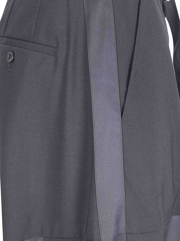 The Best Shops Sacai: casual trousers - Wool Suiting Pants