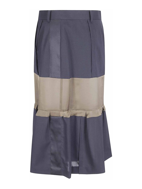 Sacai: Faldas media pierna y semilargas online - Falda Semilarga - Ninguno