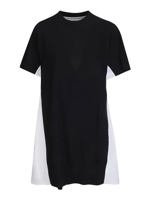 Sacai: Faldas media pierna y semilargas - Falda Semilarga - Blanco