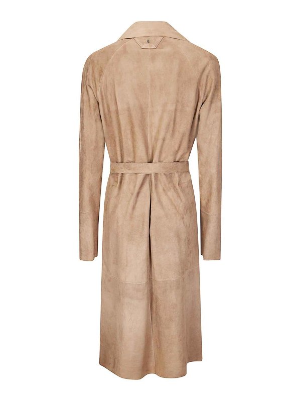 SALVATORE SANTORO: Abrigos semilargos online - Abrigo Midi - Marrón