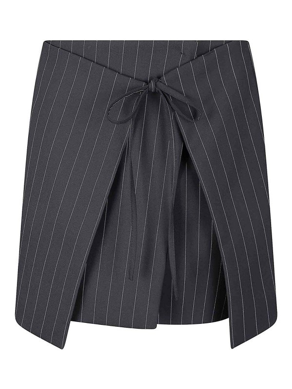 SPORTMAX: ミニスカート - ミニスカート - 黒