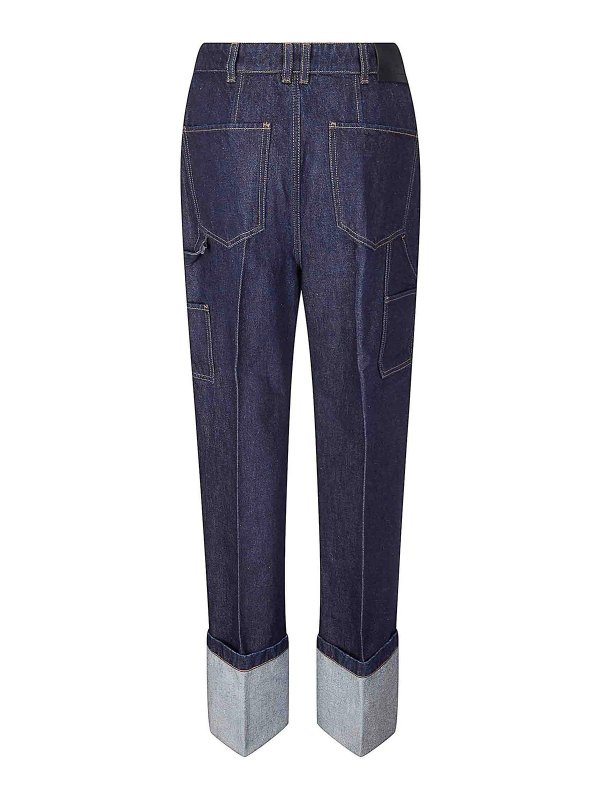 SPORTMAX: Jeans Rectos online - Vaqueros Rectos - Azul
