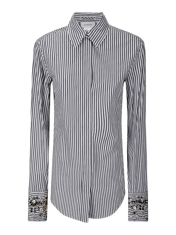 SPORTMAX: Camisas - Camisa - Negro