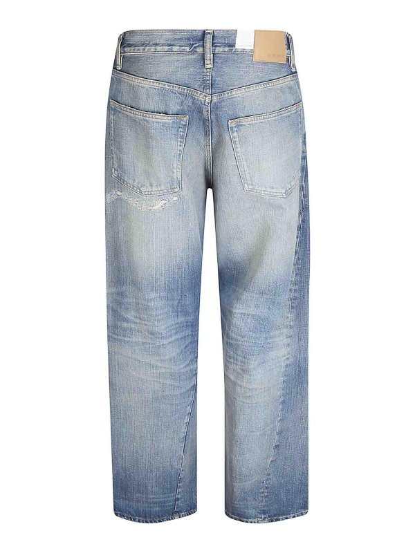 EDWARD GREEN: straight leg jeans online - Wide Twist