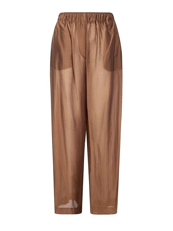 THELATEST: casual trousers - Dora 3119 T0161 Mussola Leggera