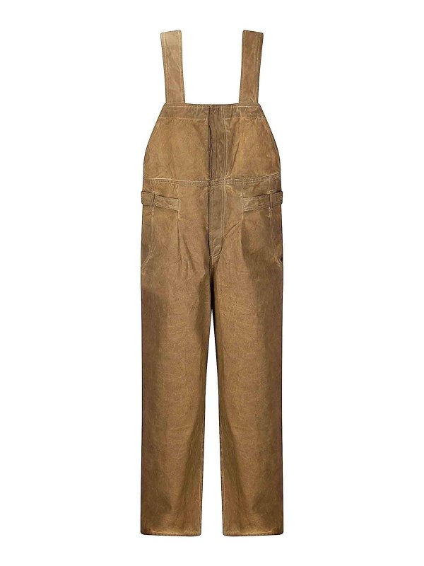 UMA WANG: カジュアルトラウザー - カジュアルパンツ - イエロー