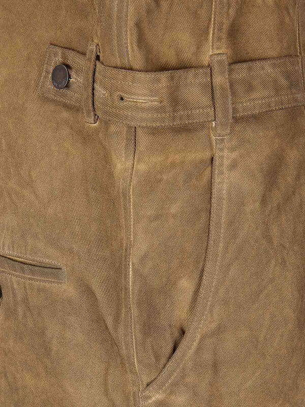 The Best Shops UMA WANG: カジュアルトラウザー - カジュアルパンツ - イエロー