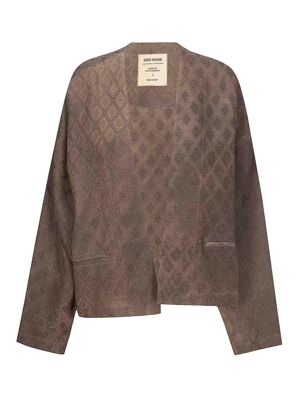 UMA WANG: casual jackets - Klarke Jkt