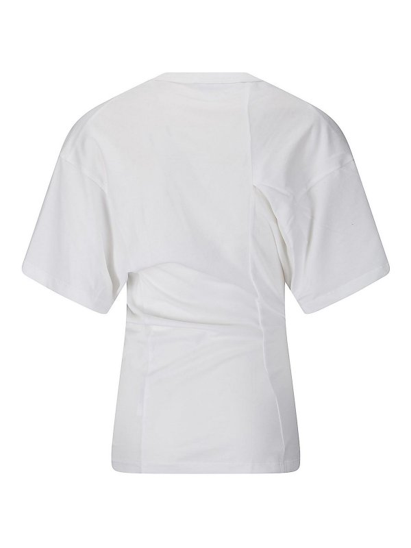 VAQUERA: t-shirts online - Women Twisted T Shirt Knit