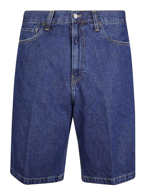 CARHARTT: トラウザーショーツ - ショートパンツ - ブルー
