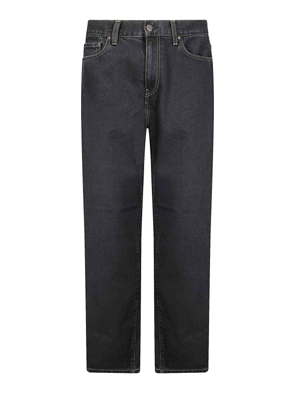 CARHARTT: Jeans Rectos - Vaqueros Rectos - Negro