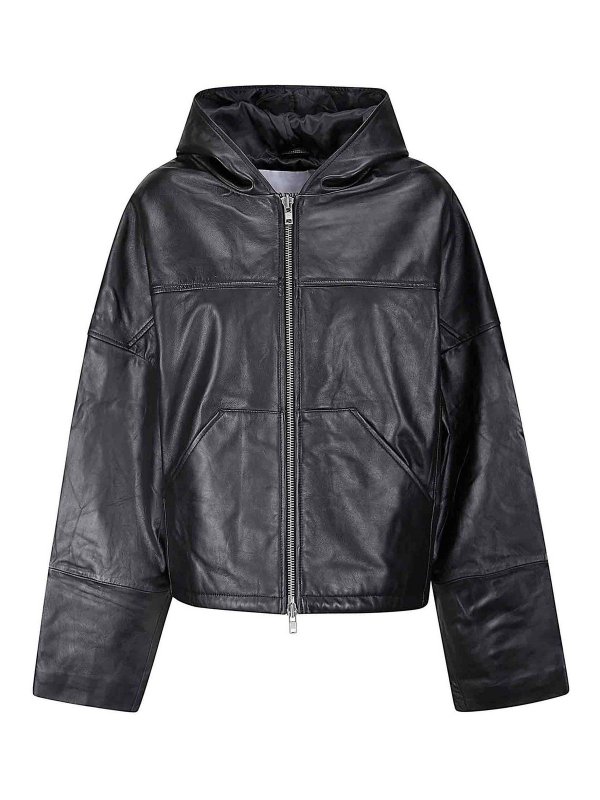 DEADWOOD: leather jacket - Hector