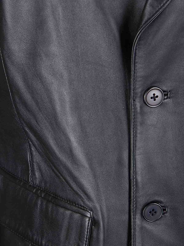 The Best Shops DEADWOOD: leather jacket - Stanley