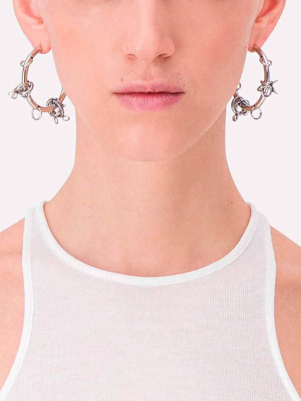 JUSTINE CLENQUET: イヤリング online - イヤリング - 黒