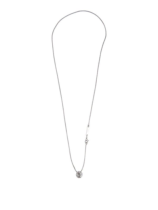 RICK OWENS: ネックレス - ネックレス/チョーカー - ホワイトゴールド