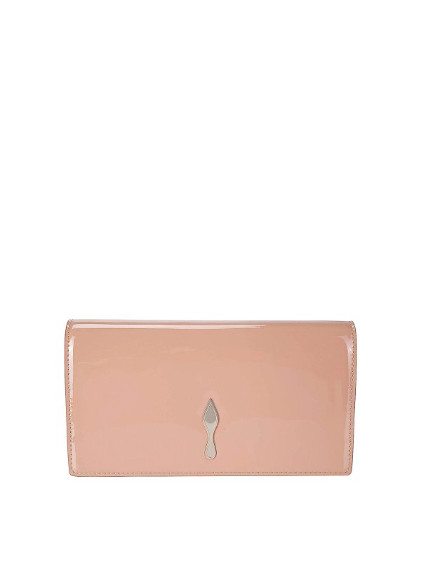 CHRISTIAN LOUBOUTIN: clutches - Leather clutch