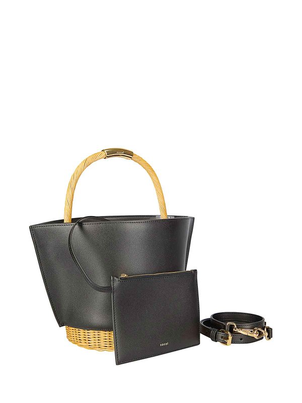 Sacai: Sacs seau  online - Sac Seau - Noir