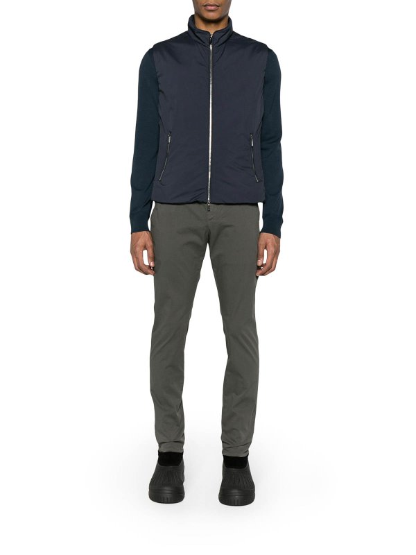 MOORER: ダウン・ハイテクジャケット online - ダウンジャケット - ブルー