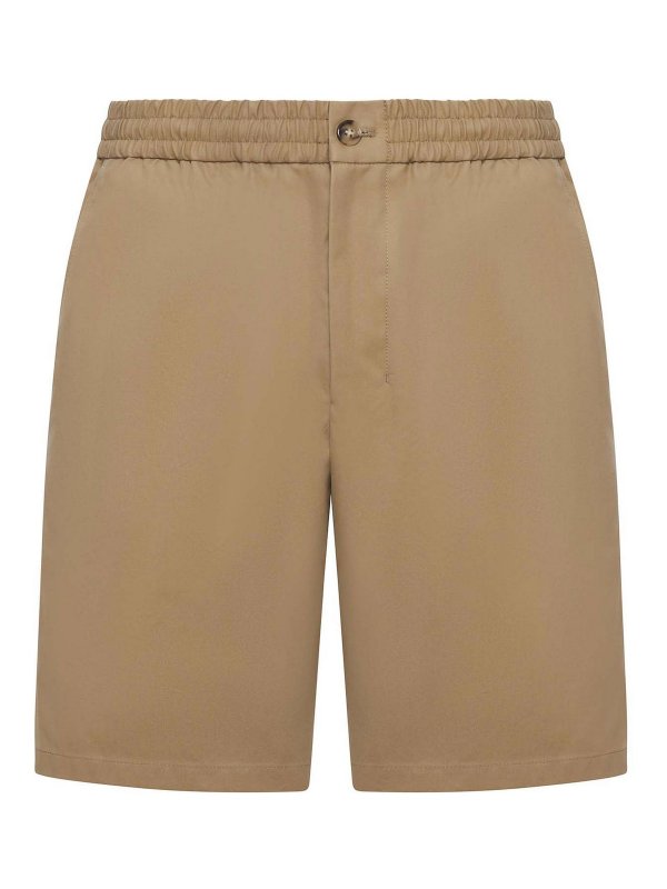 AMI PARIS: トラウザーショーツ - ショートパンツ - ヌードカラー