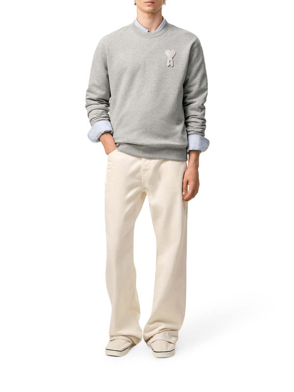 AMI PARIS: スウェット＆セーター online - スウェットシャツ/セーター - グレー