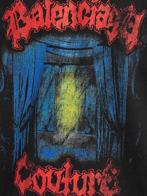 BALENCIAGA buy online Salon De Couture Medium Fit T-Shirt In Black