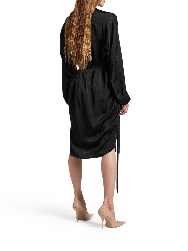 The Best Shops BALENCIAGA: ニーレングスドレス - 膝丈ドレス - 黒