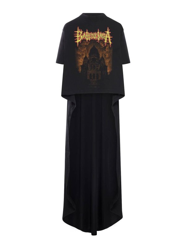 BALENCIAGA: T-shirts - T-Shirt - Schwarz