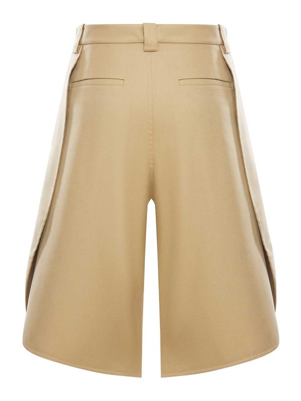 BALENCIAGA: Trousers Shorts online - Tulip-Shaped Cotton Bermuda Shorts