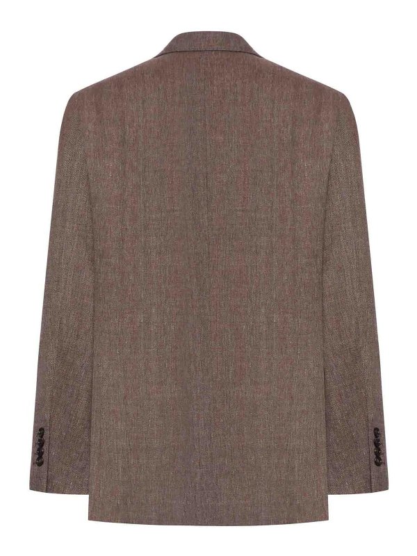 BRUNELLO CUCINELLI: Blazer online - Blazer - Marrón