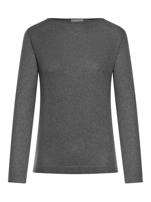 BRUNELLO CUCINELLI: crew necks - Cashmere And Silk Sparkling Sweater