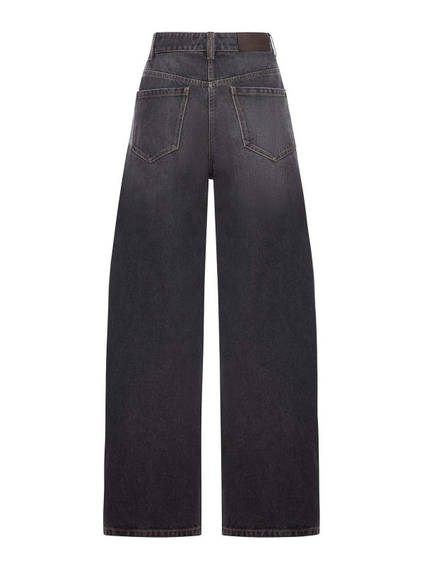 BRUNELLO CUCINELLI: Jeans à jambe droite online - Jean Droit - Gris
