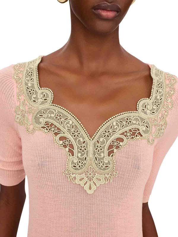 Pull Col Rond - Rose shop online: CHLOE