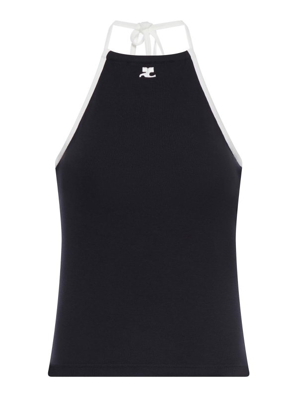 Courreges: Tops & Débardeurs - Top - Noir