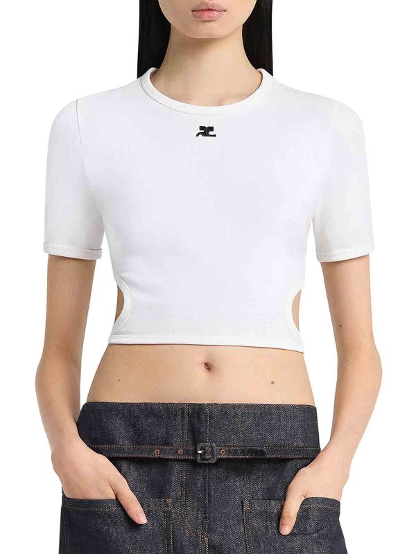 The Best Shops Courreges: Tシャツ - Tシャツ - 白