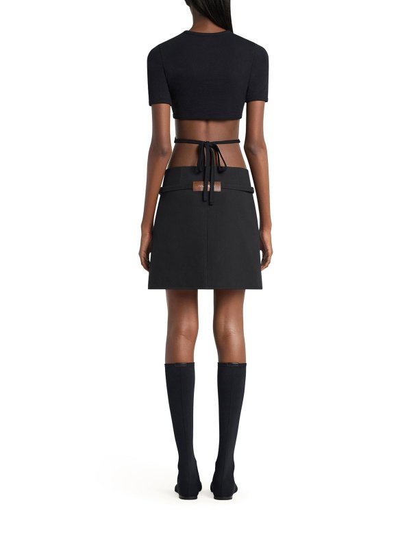 The Best Shops Courreges: T-shirts - T-Shirt - Noir