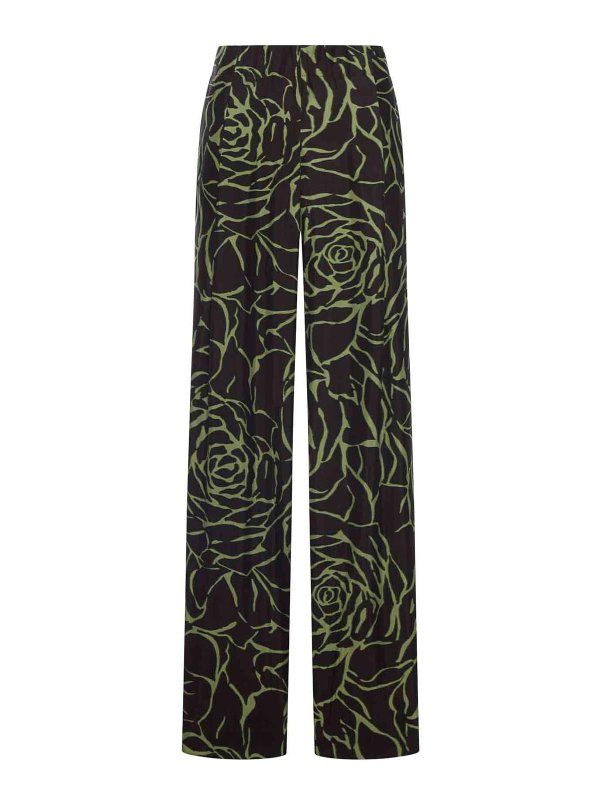 DRIES VAN NOTEN: Pantalons casual - Pantalons Décontractés - Noir